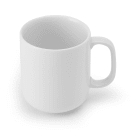 Mikasa Hospitality 11 oz Meze Mug - Porcelain, White (5302567) thumbnail 2