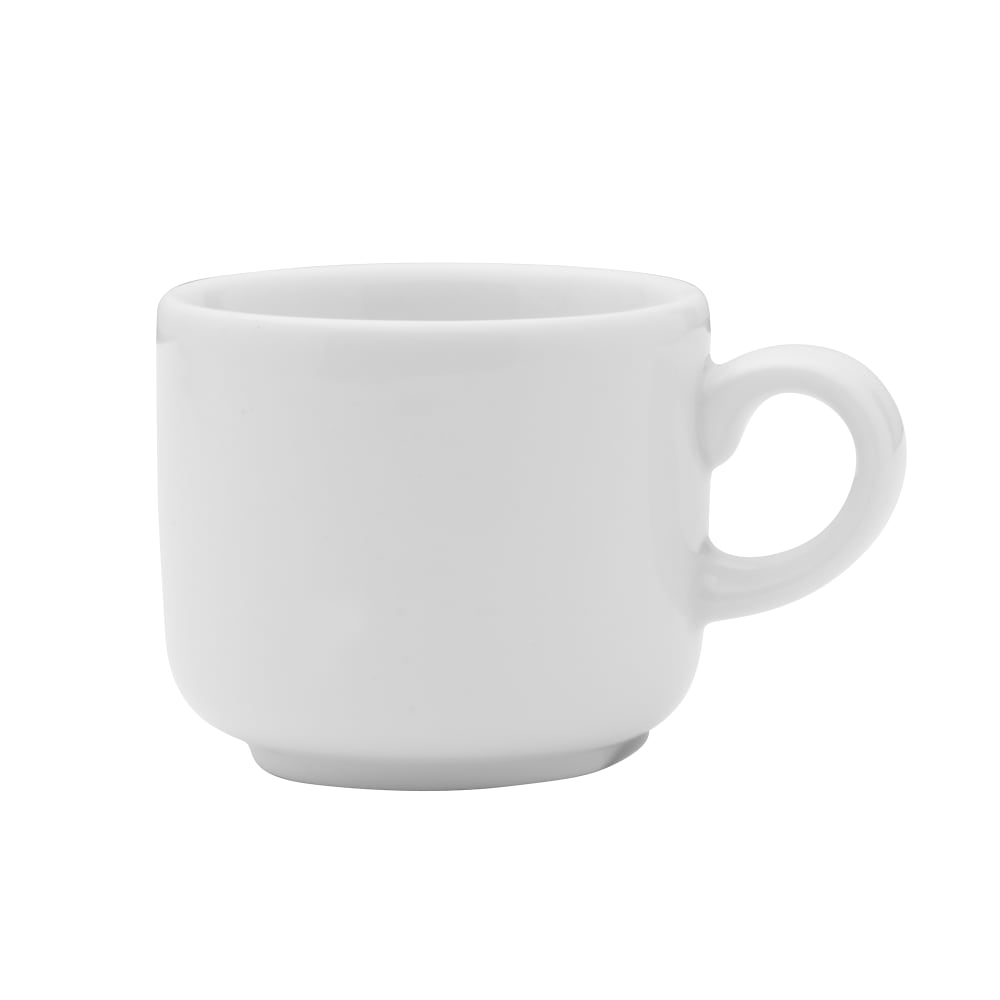 Mikasa Hospitality 3 1/25 oz Isla Espresso Cup - Porcelain, White (5302578)