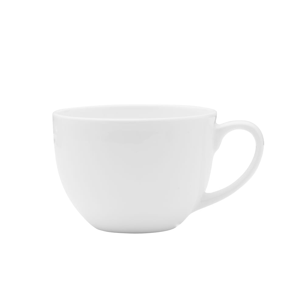 Mikasa Hospitality 10 oz Lola Coffee Cup- Bone China, White (5304757)