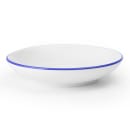 Mikasa Hospitality 6 29/100" Round Bistro Saucer - Porcelain, Blue Pinstripe (5305733) thumbnail 2