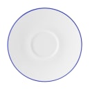 Mikasa Hospitality 4 18/25" Round Bistro Saucer - Porcelain, Blue Pinstripe (5305735) thumbnail 2