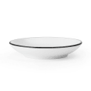 Mikasa Hospitality 4 18/25" Round Bistro Saucer - Porcelain, Black Pinstripe (5305867) thumbnail 2