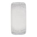 Mikasa Hospitality 6 7/16" x 13 1/2" Rectangular Marmol Platter - Fine China, Black (5315877) thumbnail 2