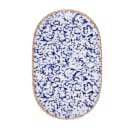 Mikasa Hospitality 8 7/16" x 13 1/8" Oval Venezia Platter - Fine China, Blue (5316015) thumbnail 2