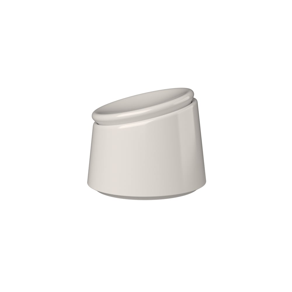 Mikasa Hospitality 14 oz Bevel Sugar Bowl - Fine China, White (5316163)