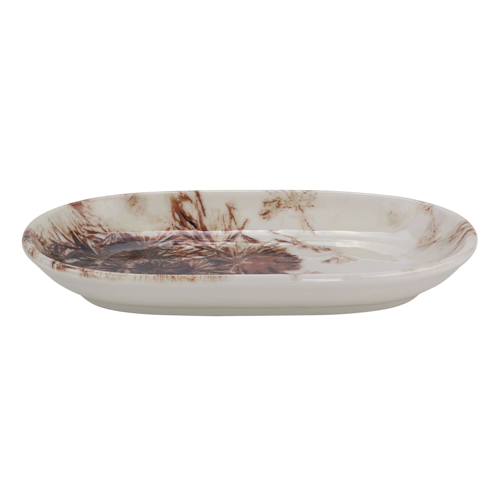 Mikasa Hospitality 4 5/8" x 7 5/16" Oval Orion Platter - Fine China, Brown (5316279)
