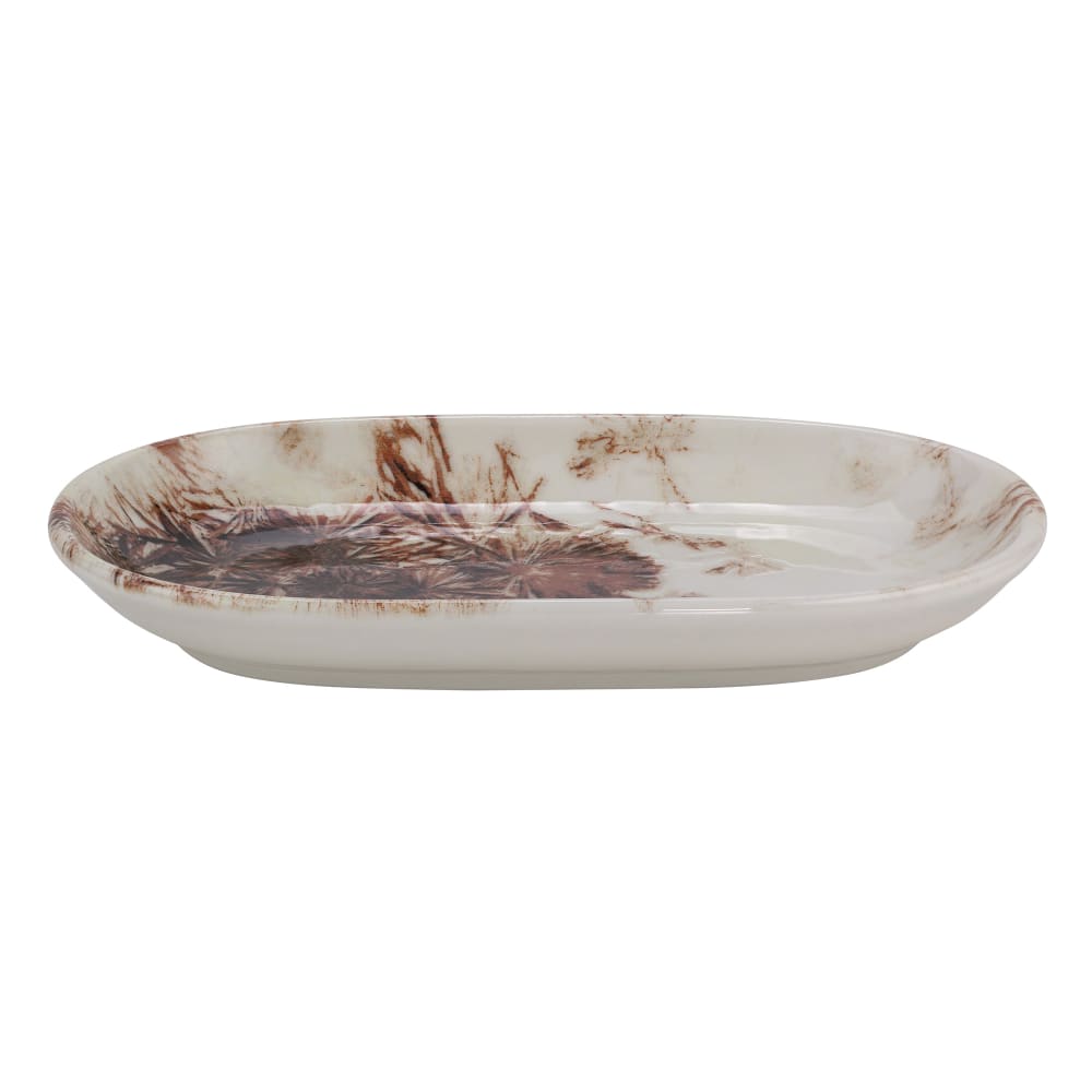 Mikasa Hospitality 6" x 9 3/16" Oval Orion Platter - Fine China, Brown (5316280)