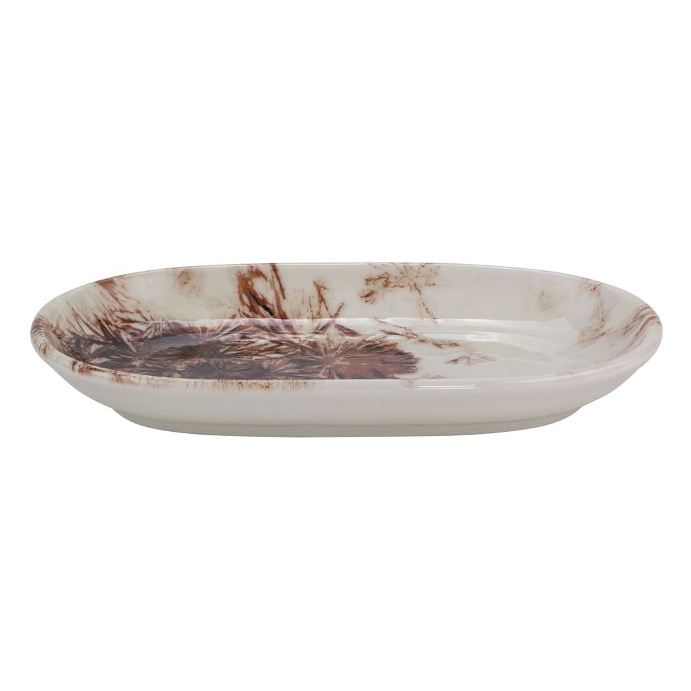 Mikasa Hospitality 7 3/16" x 11 3/16" Oval Orion Platter - Fine China, Brown (5316281)