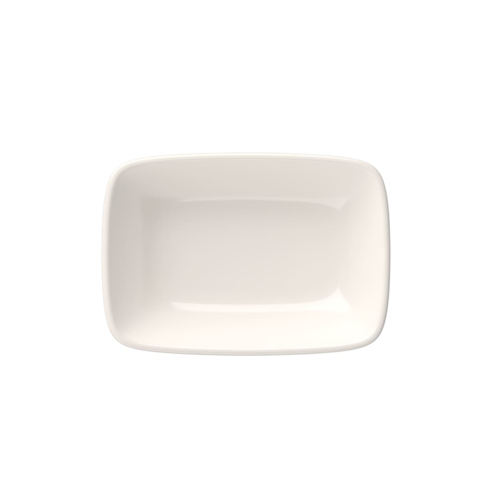 Mikasa Hospitality 3 7/8" x 5 9/16" Rectangular Quadro Platter - Fine China, White (5316286)