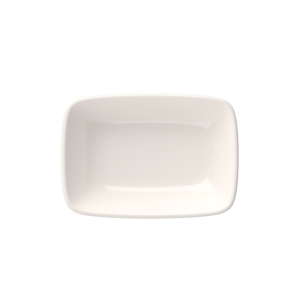 Mikasa Hospitality 4 11/16" x 6 3/4" Rectangular Quadro Platter - Fine China, White (5316287)