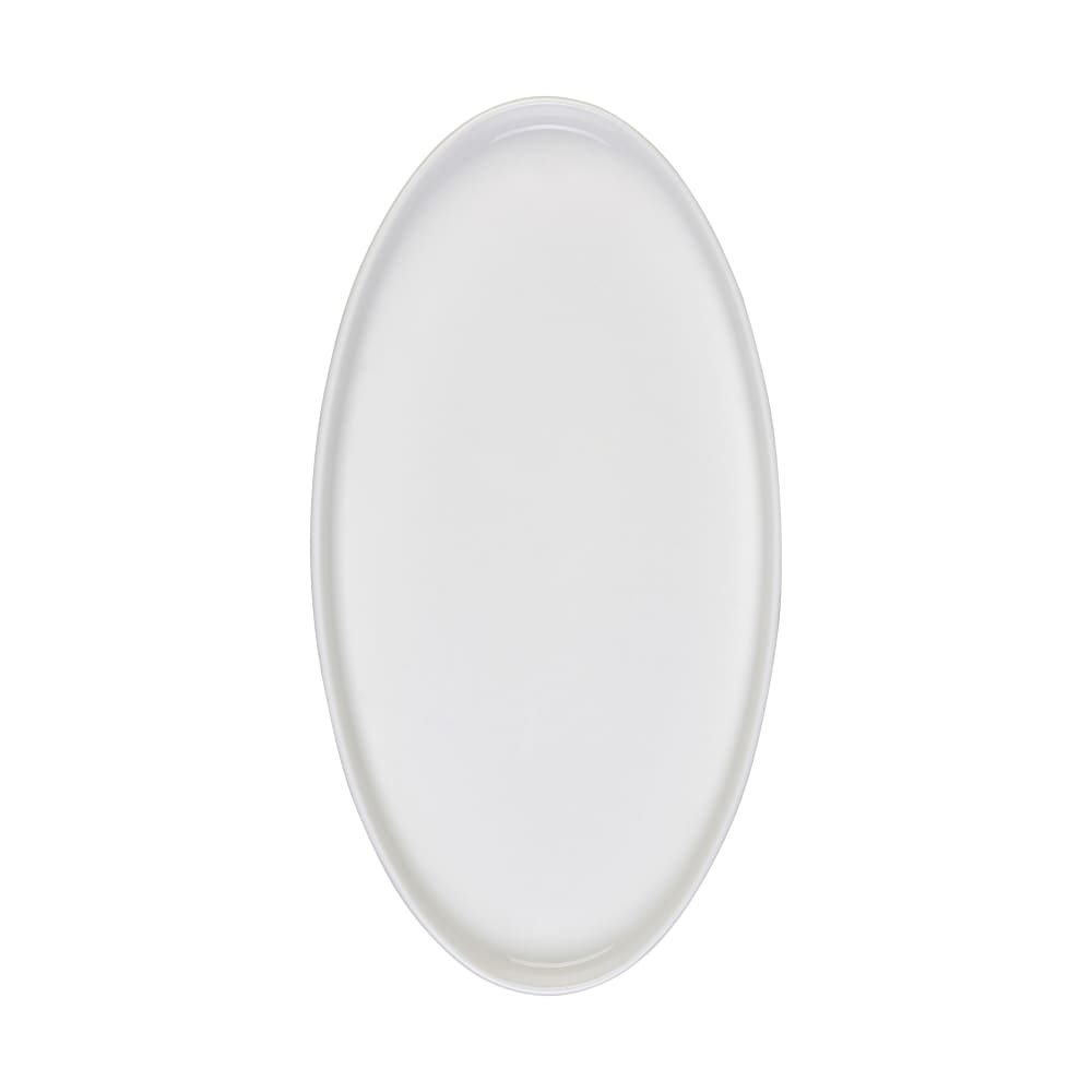 Mikasa Hospitality 5 1/8" x 10 1/4" Oval Stolt Platter - Fine China, White (5320445)