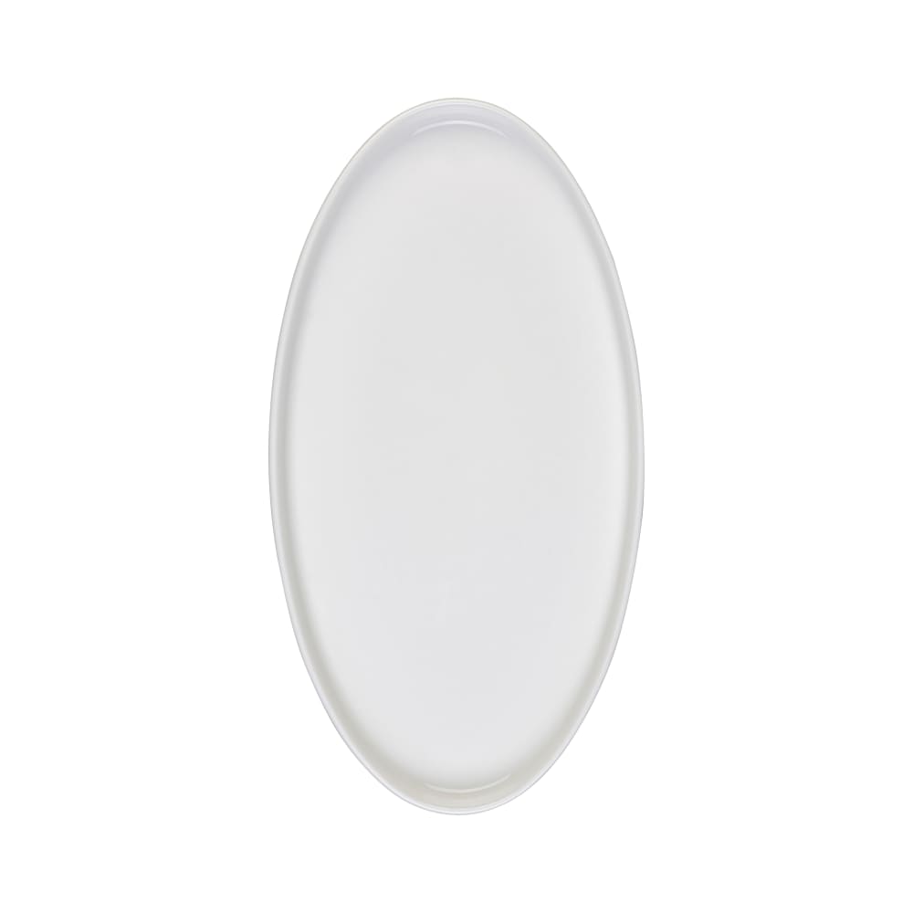 Mikasa Hospitality 6 13/16" x 12 9/16" Oval Stolt Platter - Fine China, White (5320446)