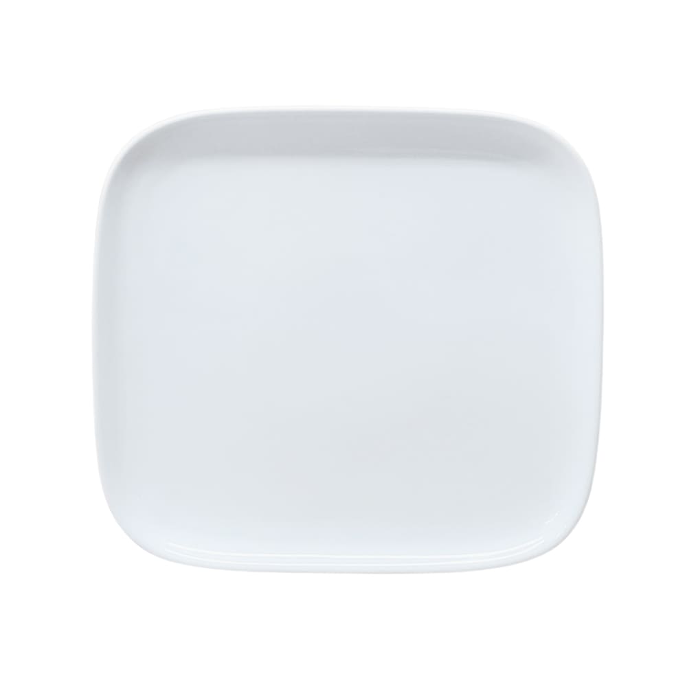 Mikasa Hospitality 10 3/10" x 9 1/8" Rectangular Malet Platter - Vegan Bone China, White (5321095)