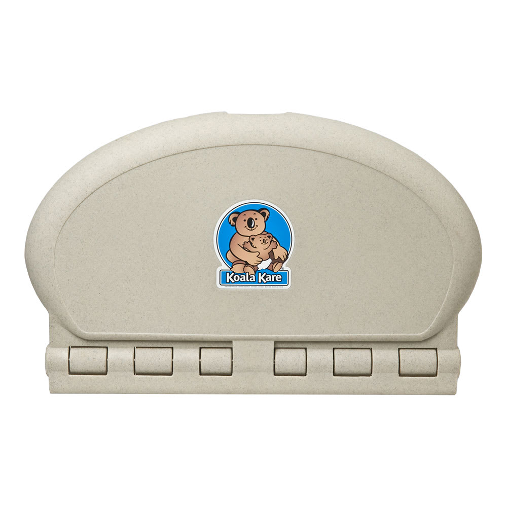 Koala Kare KB208-14 Horizontal Wall-Mounted Changing Station - Polypropylene, Sandstone
