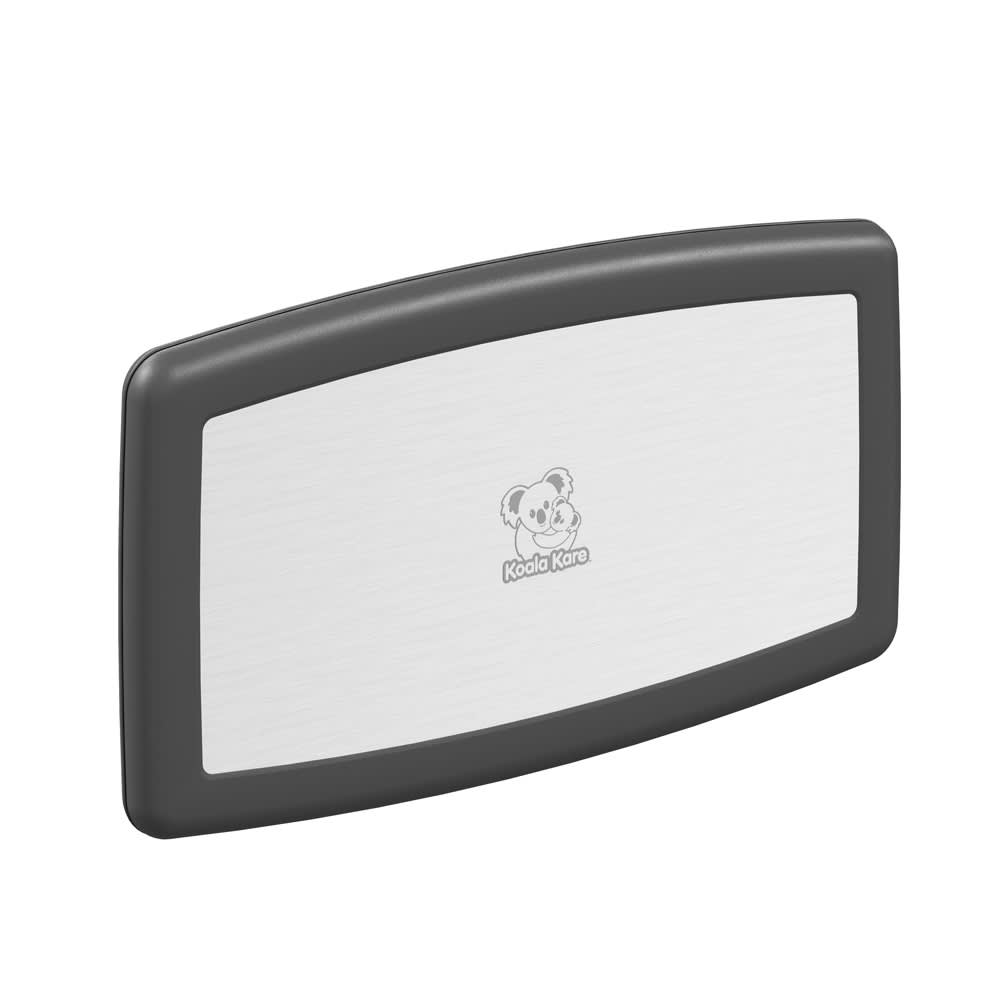 Koala Kare KB300-01SS Horizontal Wall Mounted Changing Station - Polypropylene, Stainless/Gray
