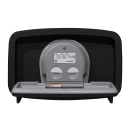 Koala Kare KB310-SSRE-MBLK Horizontal Recessed Changing Station - Gray Plastic Bed, Matte Black Exterior thumbnail 2