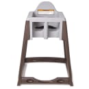 Koala Kare KB966-01 27" Plastic High Chair/Infant Seat Cradle w/ Waist Strap, Brown/Dark Gray thumbnail 2