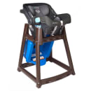 Koala Kare KB966-04 27" Plastic High Chair/Infant Seat Cradle w/ Waist Strap, Brown/Blue thumbnail 4