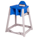 Koala Kare KB977-04 31" Plastic High Chair/Infant Seat Cradle w/ Waist Strap, Gray/Blue thumbnail 3