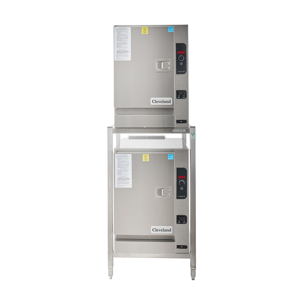 Cleveland (2) 22CET66.1 (12) Pan Convection Steamer - Stand, 208v/3ph