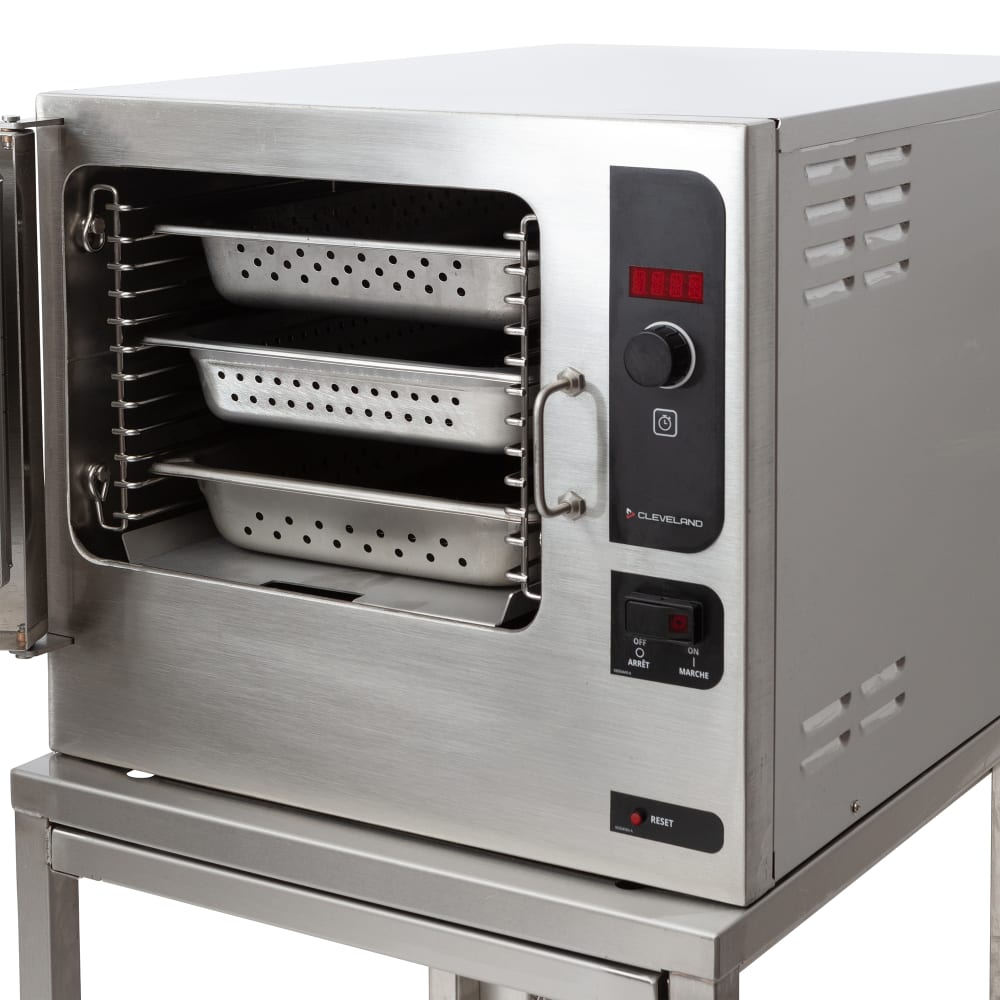 Cleveland 22CET3.1 SteamChef™ (3) Pan Convection Steamer - Countertop, 208v/3ph