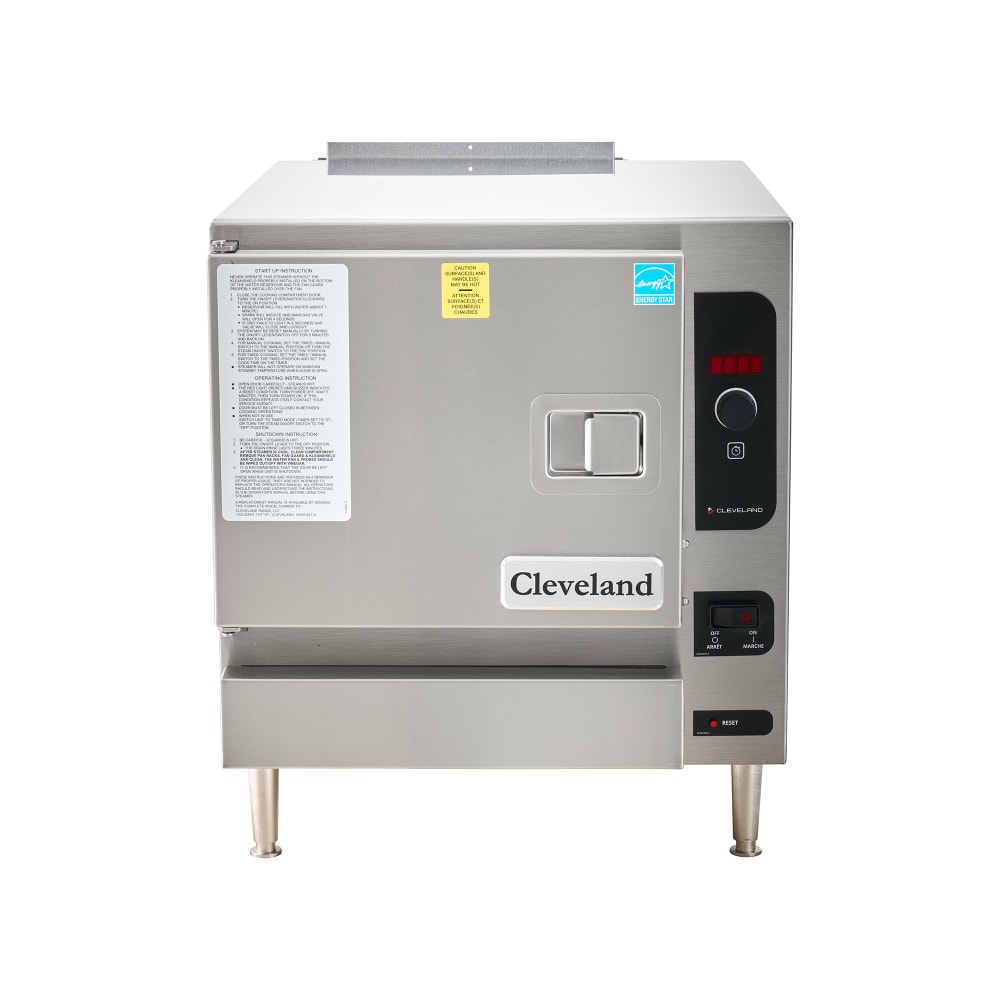 Cleveland 22CGT3.1 SteamChef™ (3) Pan Convection Steamer - Countertop, Natural Gas