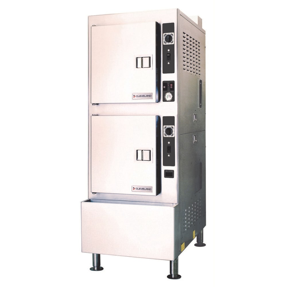 Cleveland 24CGP10 (10) Pan Convection Steamer - Cabinet, Natural Gas