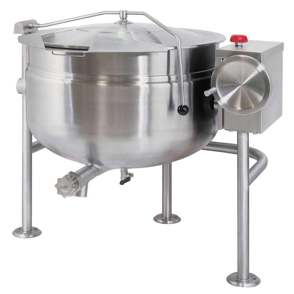 Cleveland KDL-40-TSH 40 gal Steam Kettle - Manual Tilt, Full Jacket, Direct Steam