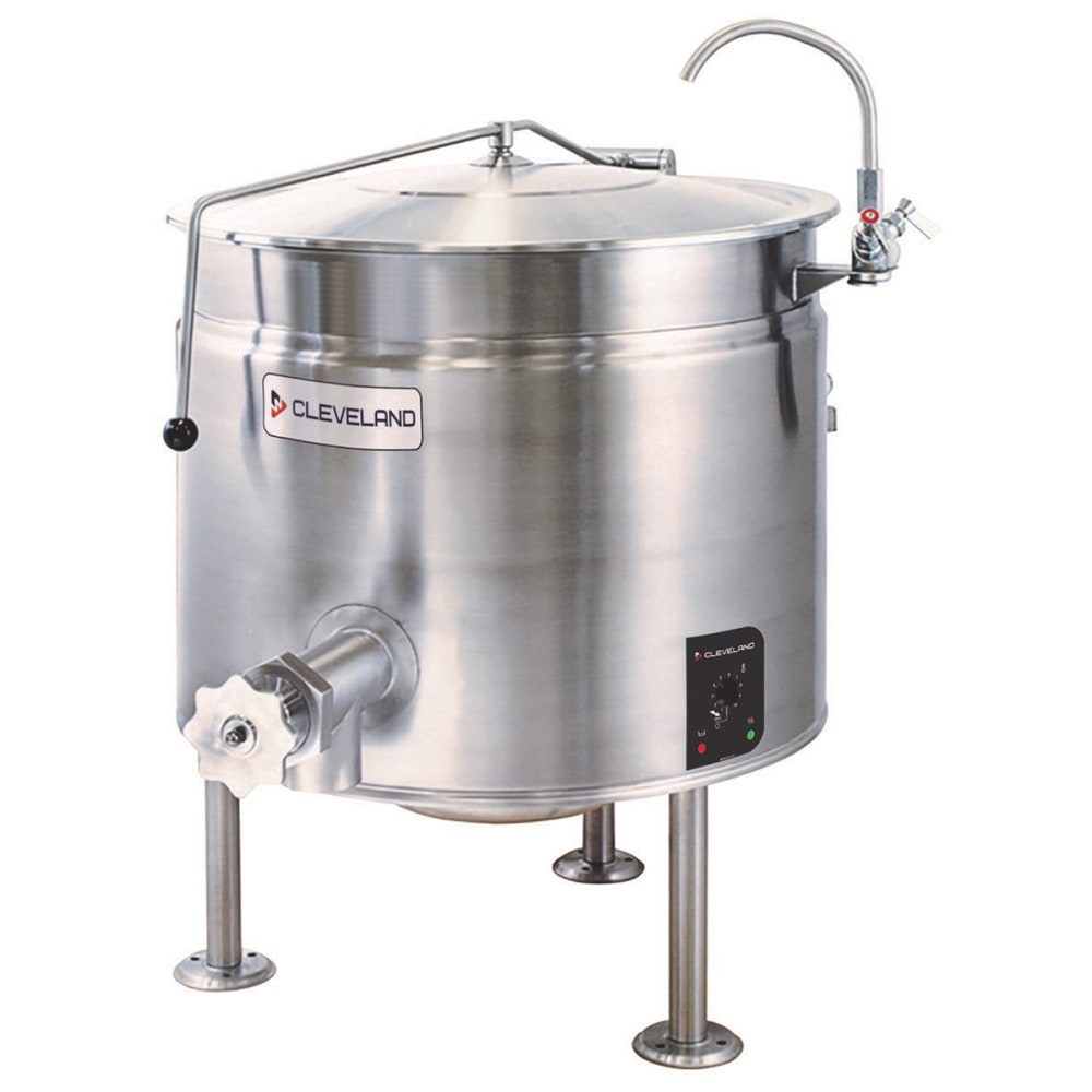 Cleveland KEL-40-SH 40 gal Steam Kettle - Stationary, Full Jacket, 208v/3ph