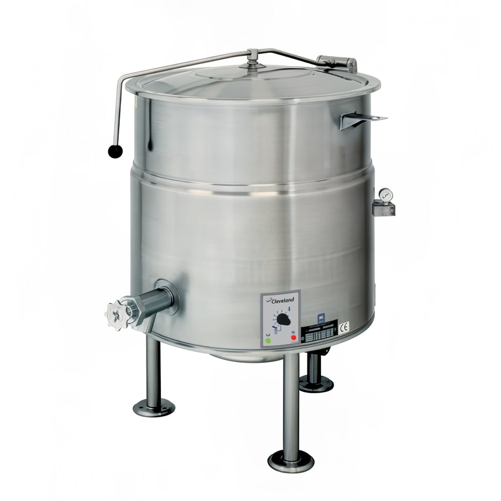 Cleveland KEL-60 60 gal Steam Kettle - Stationary, 2/3 Jacket, 240v/3ph