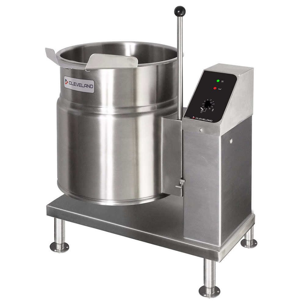 Cleveland KET20T 20 gal Steam Kettle - Manual Tilt, 2/3 Jacket, 208v/3ph