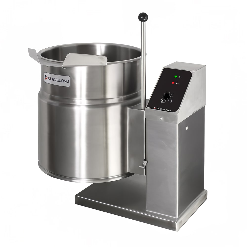 Cleveland KET3T 3 gal Steam Kettle - Manual Tilt, 2/3 Jacket, 208v/1ph