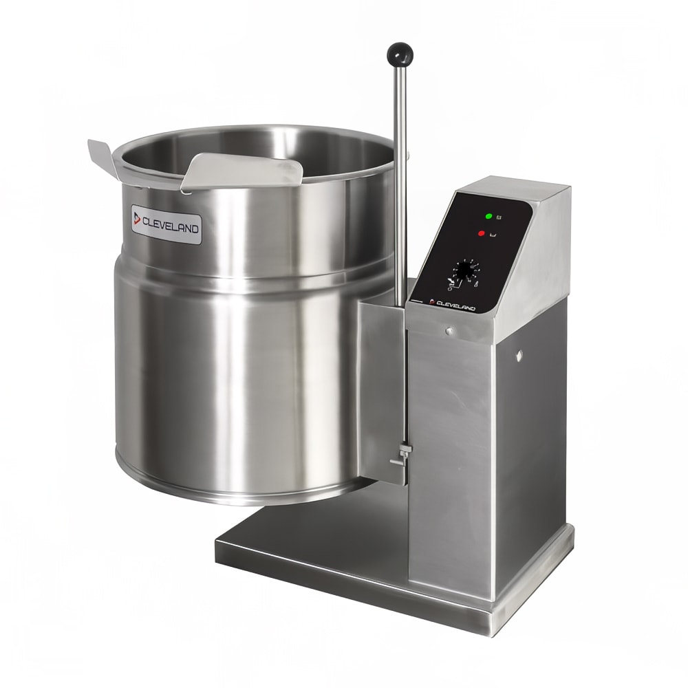 Cleveland KET-3-T 3 gal Steam Kettle - Manual Tilt, 2/3 Jacket, 240v/1ph