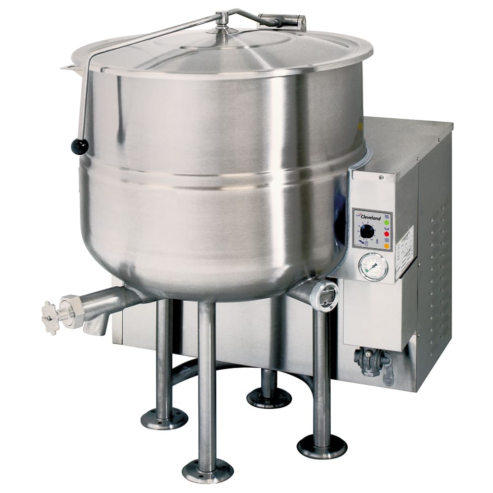 Cleveland KGL40 40 gal Steam Kettle - Stationary, 2/3 Jacket, Liquid Propane