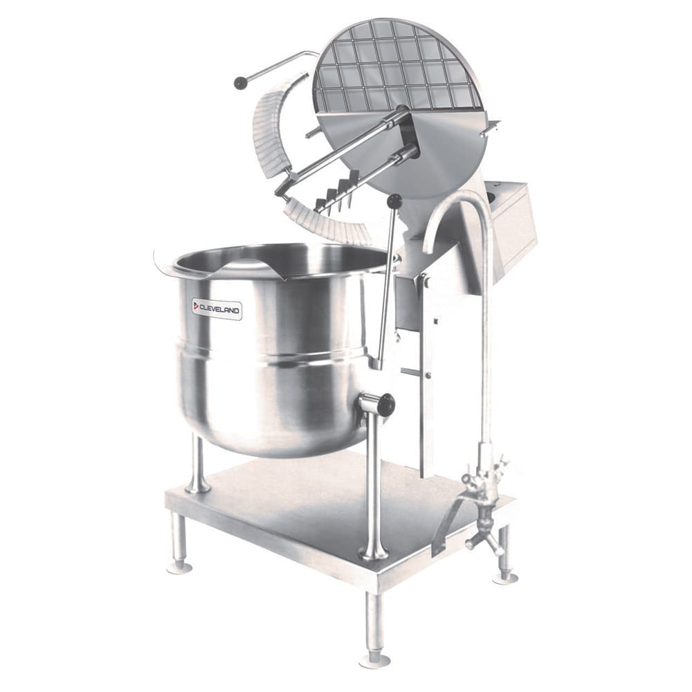 Cleveland MKDT20T 20 gal Steam Kettle - Manual Tilt, 2/3 Jacket, Direct Steam