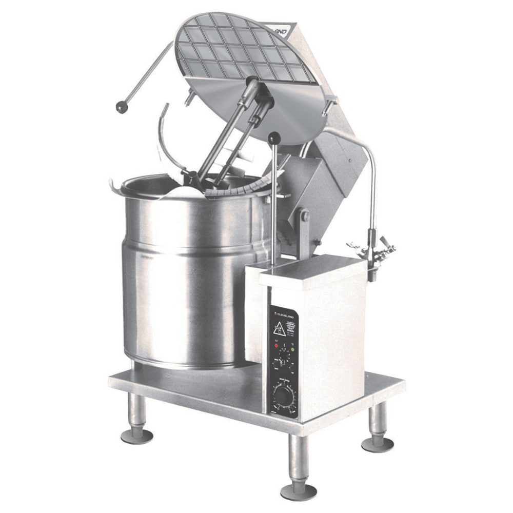 Cleveland MKET12T 12 gal Steam Kettle - Manual Tilt, 2/3 Jacket, 240v/3ph