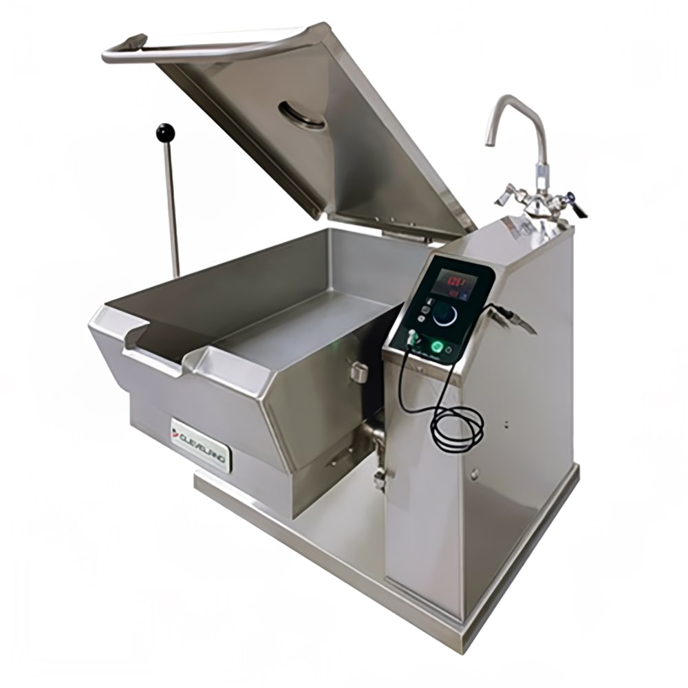 Cleveland SET10 10 gal. Countertop Tilt Skillet - Removable Lid, Peened Interior, 240v/3ph