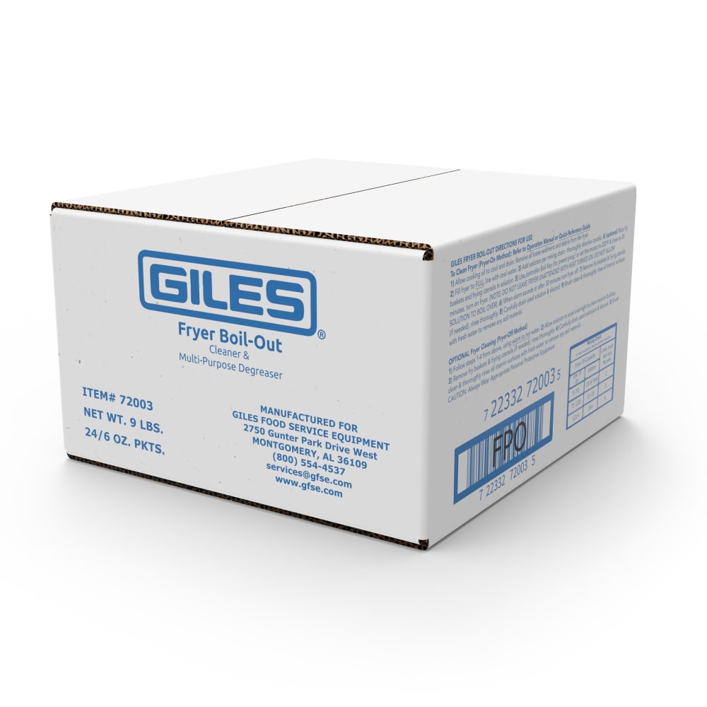 Giles 72003 (26) 6 oz Pack Fryer Cleaner