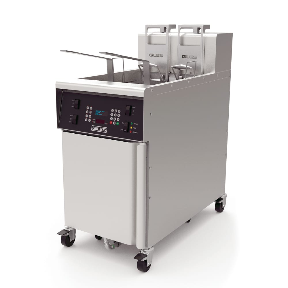 Giles GBF-70M Electric Fryer - (1) 70 lb Vat, Floor Model, 208v/3ph