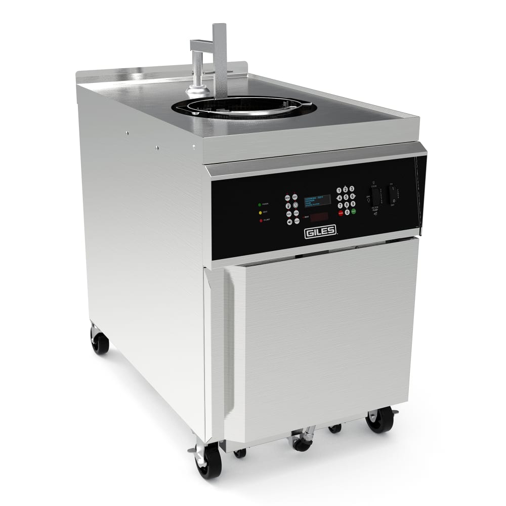 Giles GEF-400 Electric Fryer - (1) 45 lb Vat, Floor Model, 240v/3ph
