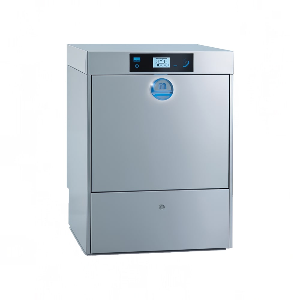 Meiko UM+ M-iClean High Temp Rack Undercounter Dishwasher w/ 37 Racks/hr Capacity, Built-in Booster, 208v/3ph