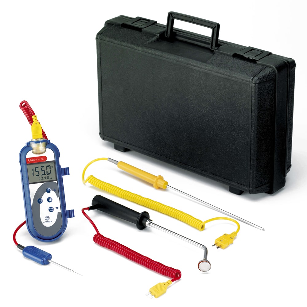 Comark C48/P9 Food Thermometer Kit w/ PK15M Probe - Type K