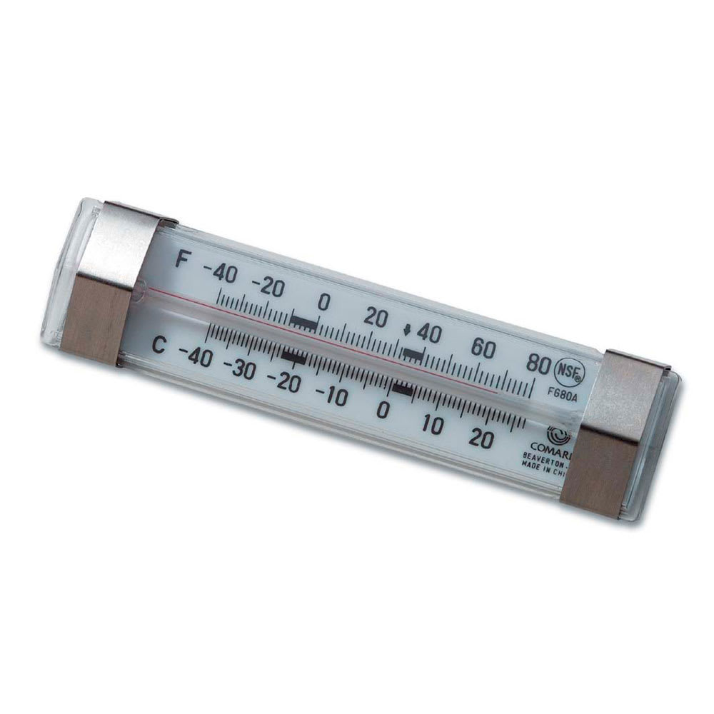 Comark FG80AK Refrigerator Freezer Thermometer, -40 to 80 F, Hangs or Stands, NSF