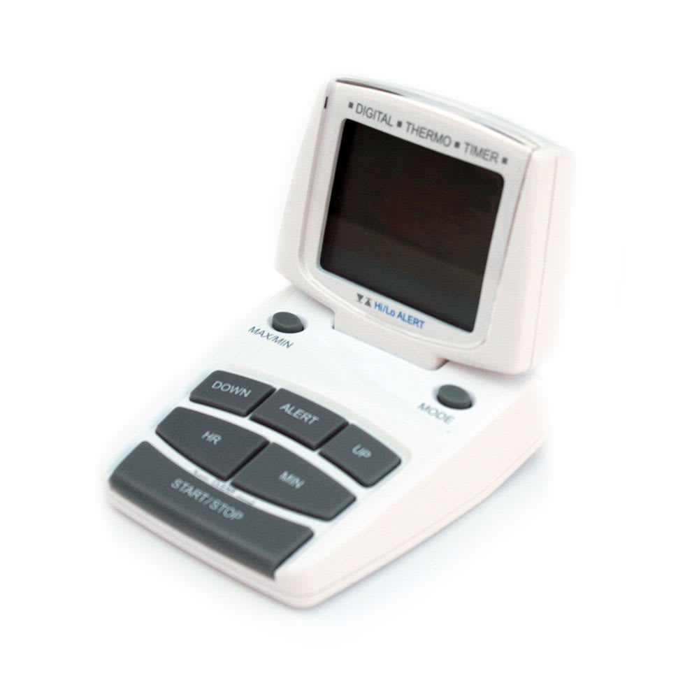 Comark HLA1 Digital Cooking/Cooling Alarm, Thermometer & Timer w/ 36" Probe, 14 to 392 Degrees F