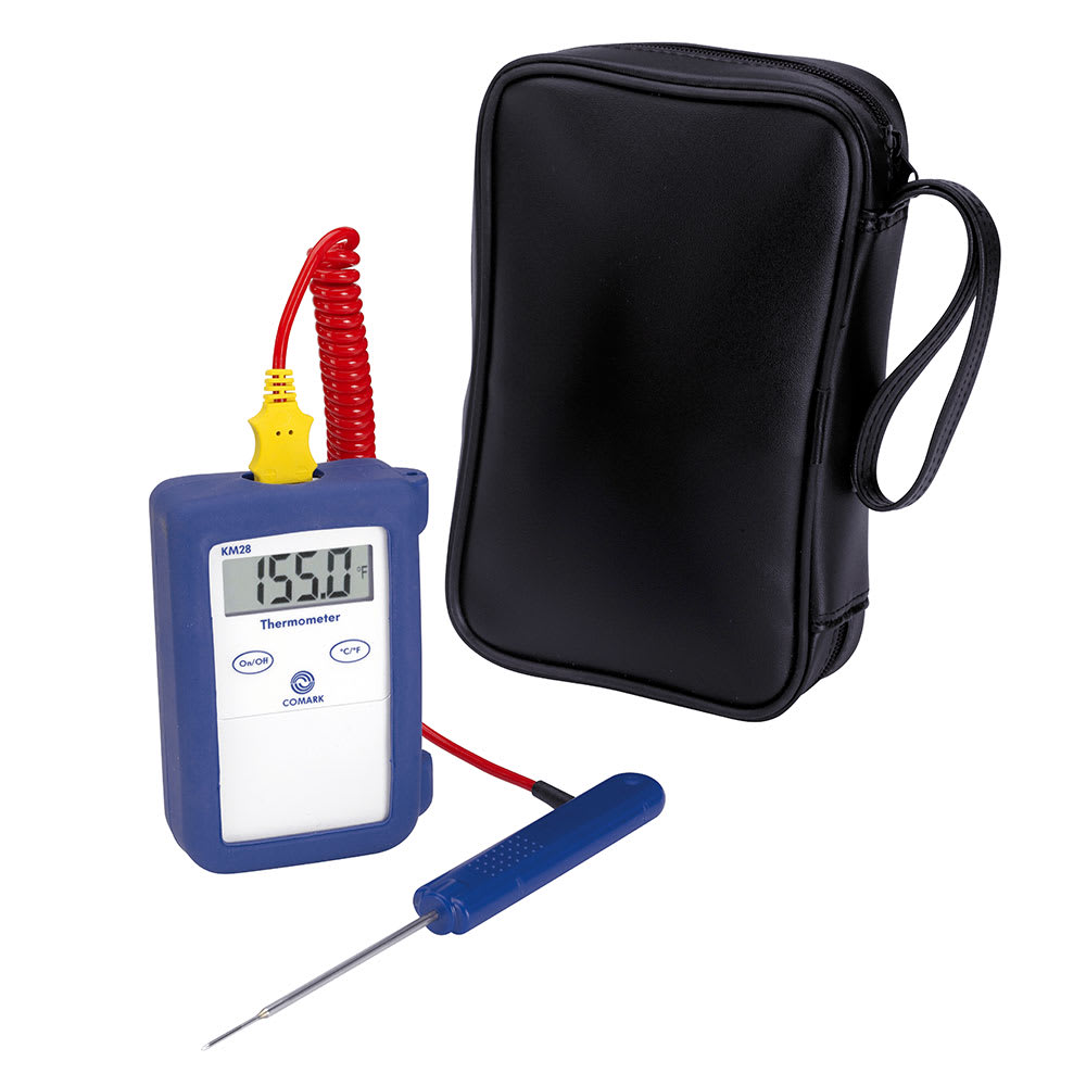Comark KM28/P5 Digital Type K Thermocouple Temperature Tester w/ 3" Stem, -40 to 1000 Degrees F