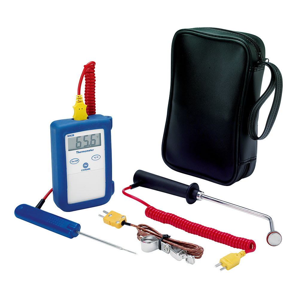 Comark KM28/P8 Digital Type K Thermocouple Temperature Tester, -40 to 1000 Degrees F