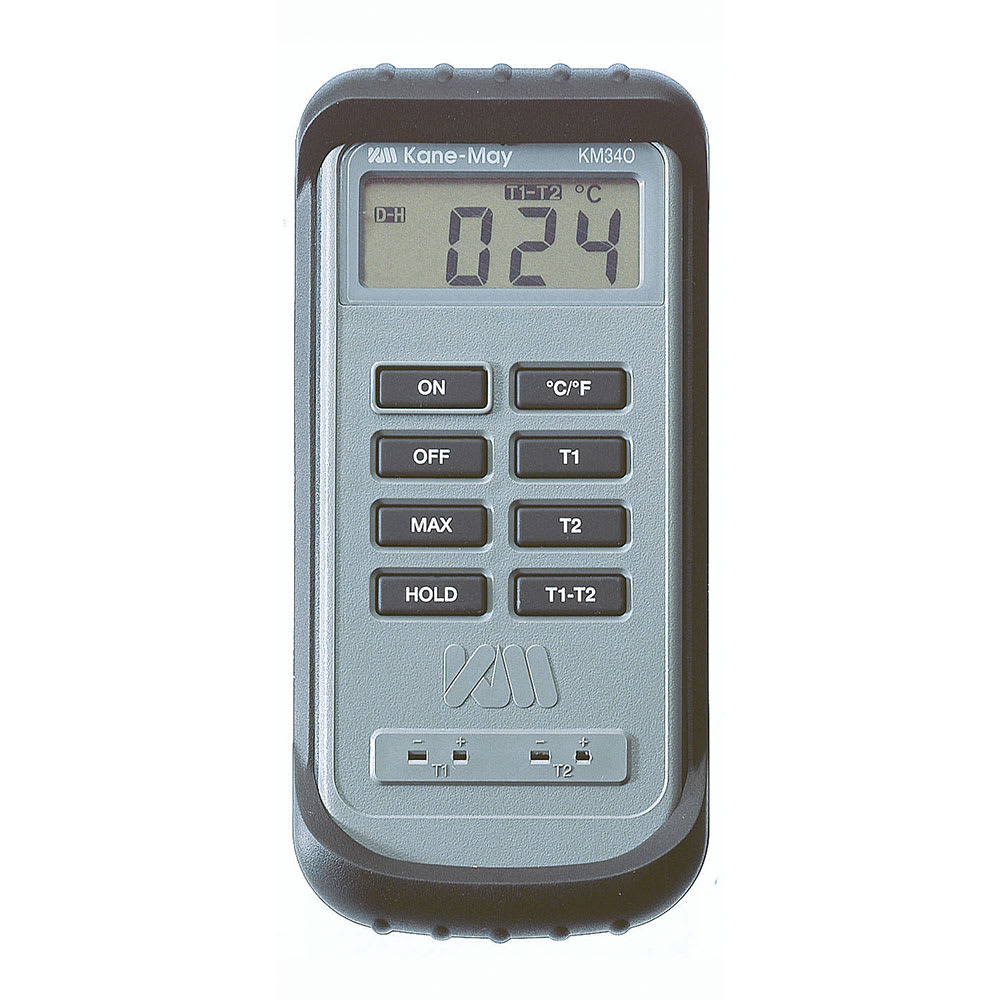 Comark KM340 Type K Digital Thermometer w/ Dual Input