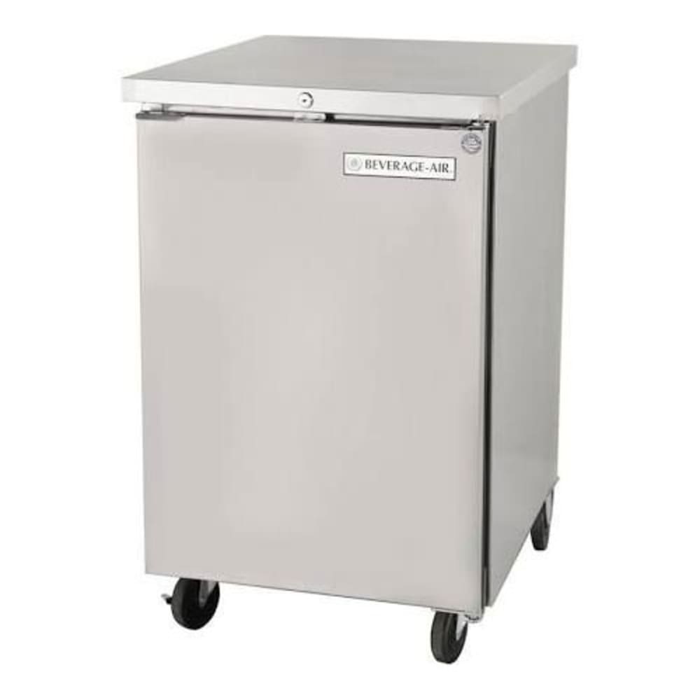 Beverage-Air BB24HC-1-S 24" Bar Refrigerator - 1 Swinging Solid Door, Stainless, 115v