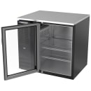 Beverage-Air BB36HC-FG-B 36" Bar Refrigerator - 1 Swinging Glass Door, Black, 115v thumbnail 4