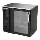 Beverage-Air BBN36HC-FG-B 36" Bar Refrigerator - 1 Swinging Glass Door, Black, 115v thumbnail 3
